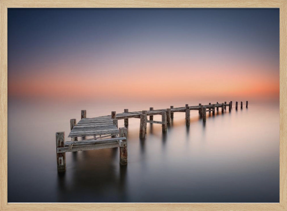 Oude pier II | Poster