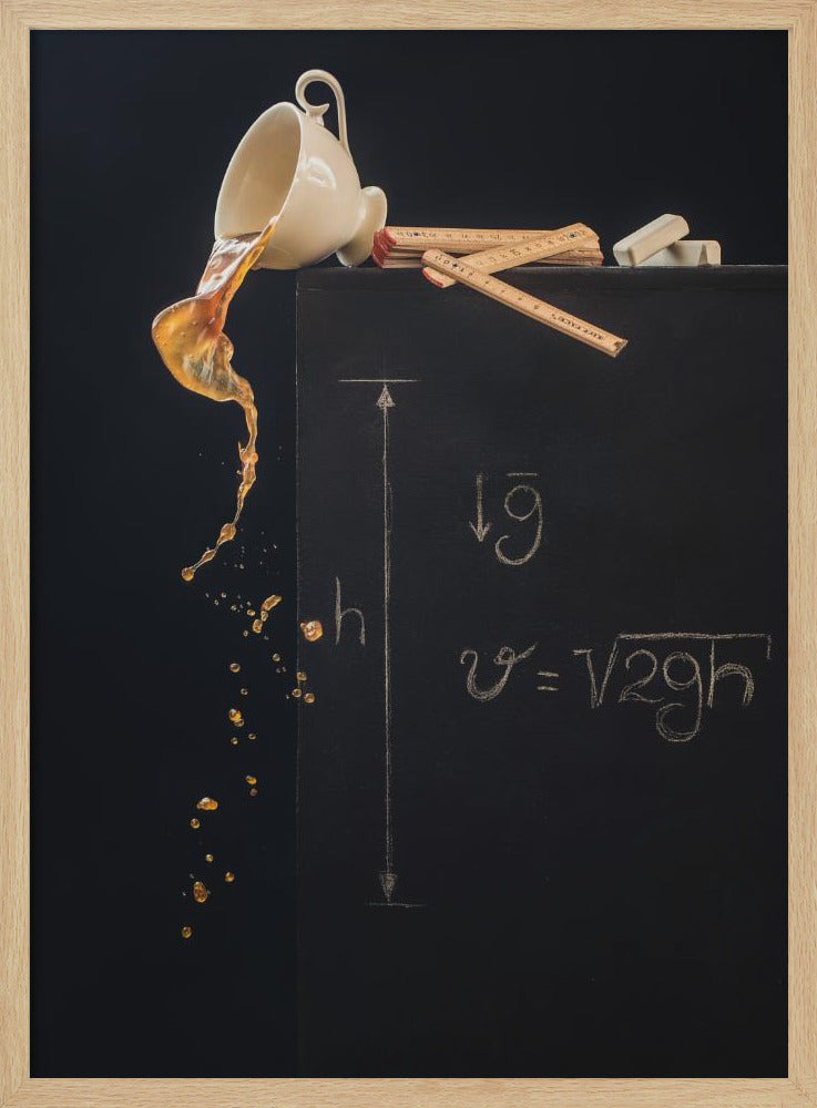 Een studie met vrije val | Poster