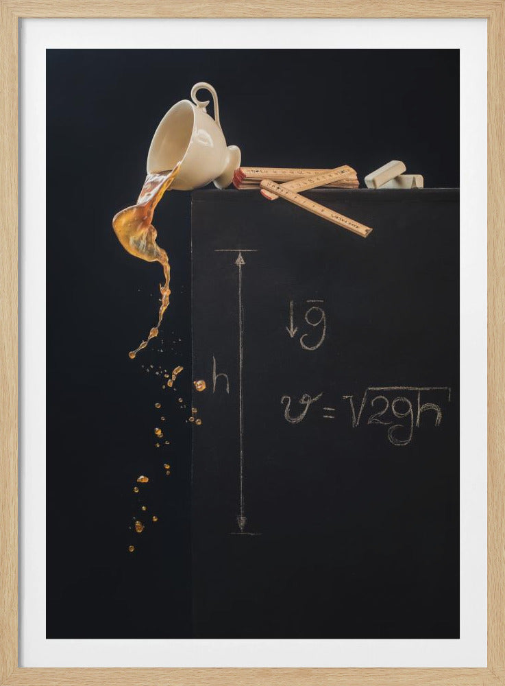 Een studie met vrije val | Poster