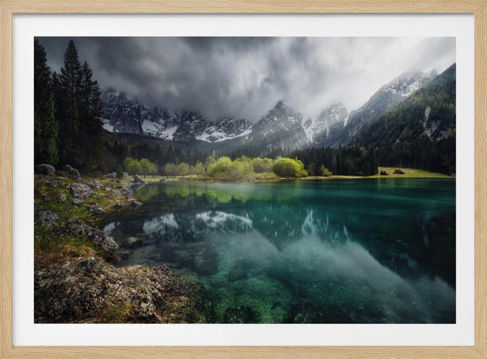Turquoise blauw. | Poster