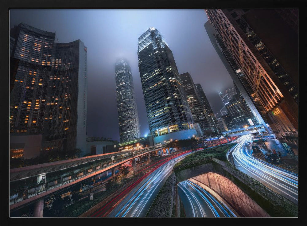 Hong Kong City Lights | Poster