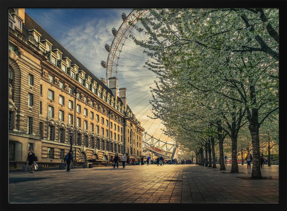 Laatste daglicht in de London Eye | Poster