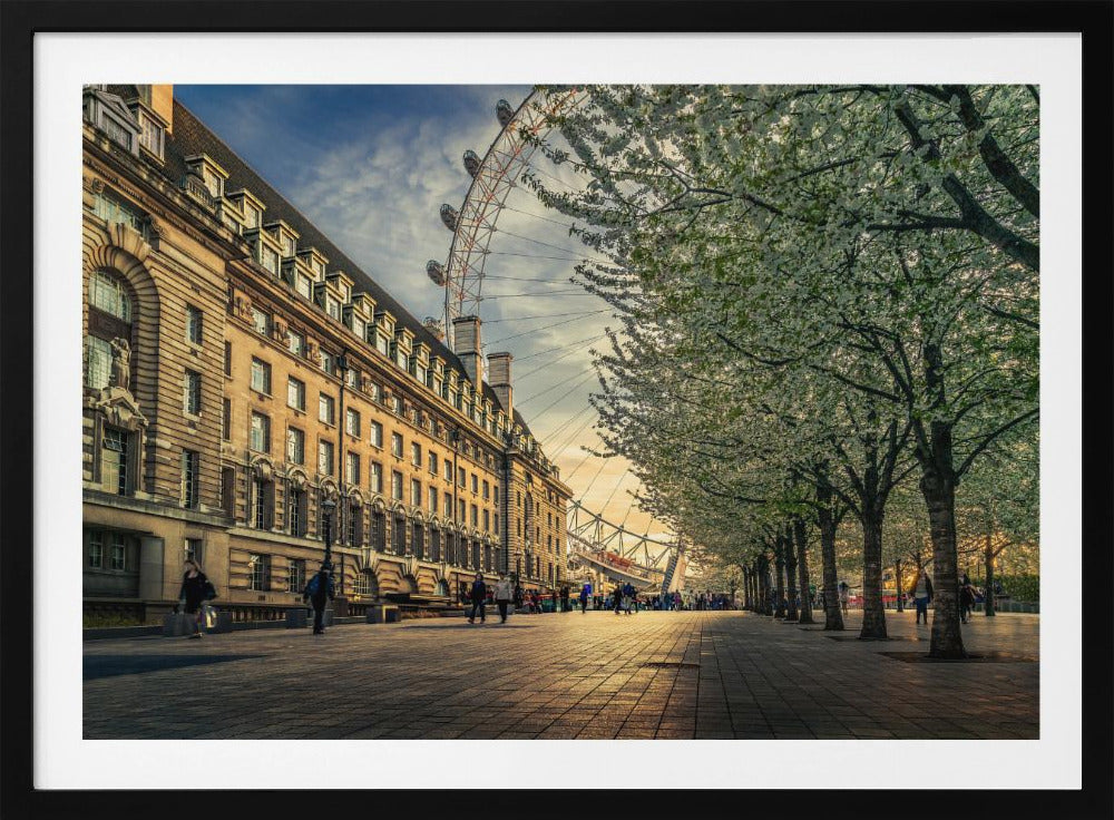 Laatste daglicht in de London Eye | Poster