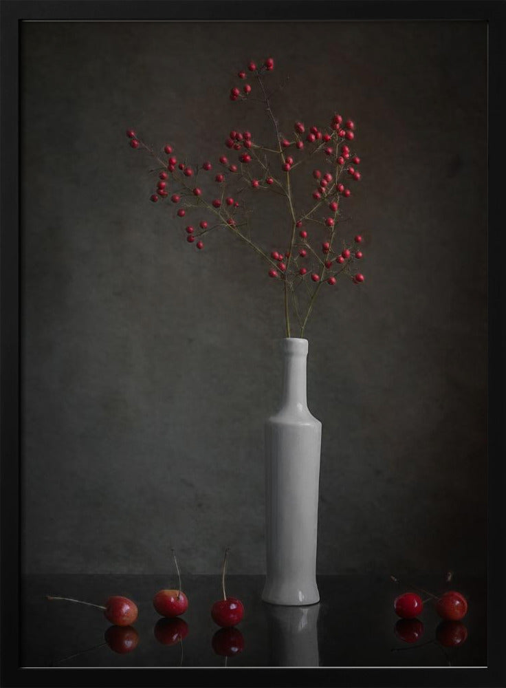 Regenachtigere kersen | Poster