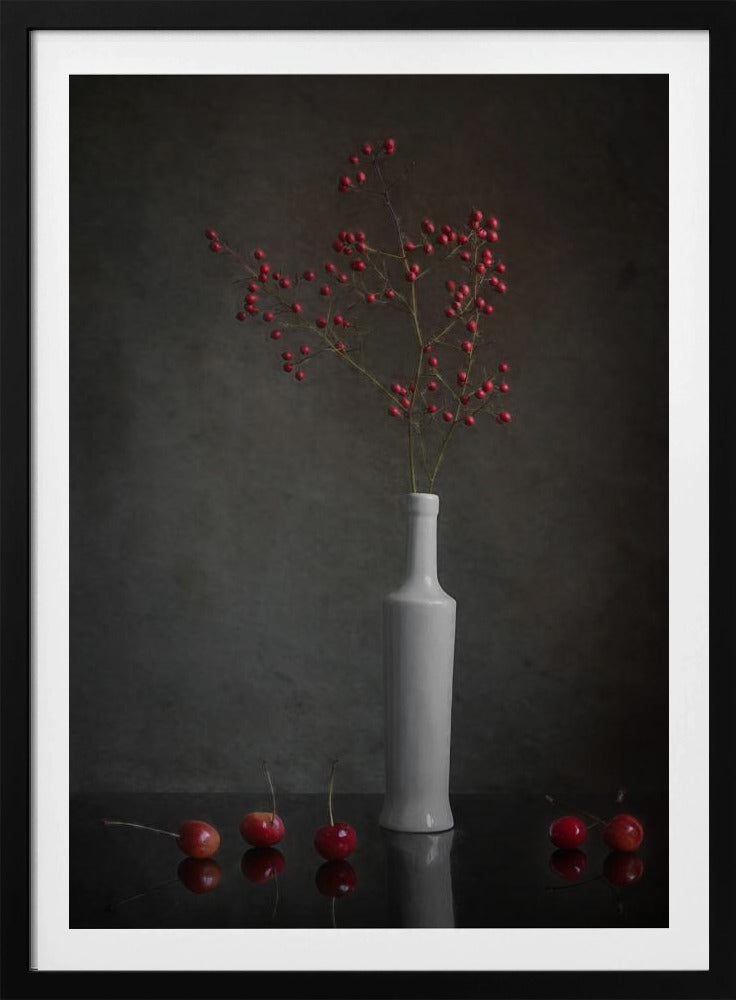 Regenachtigere kersen | Poster