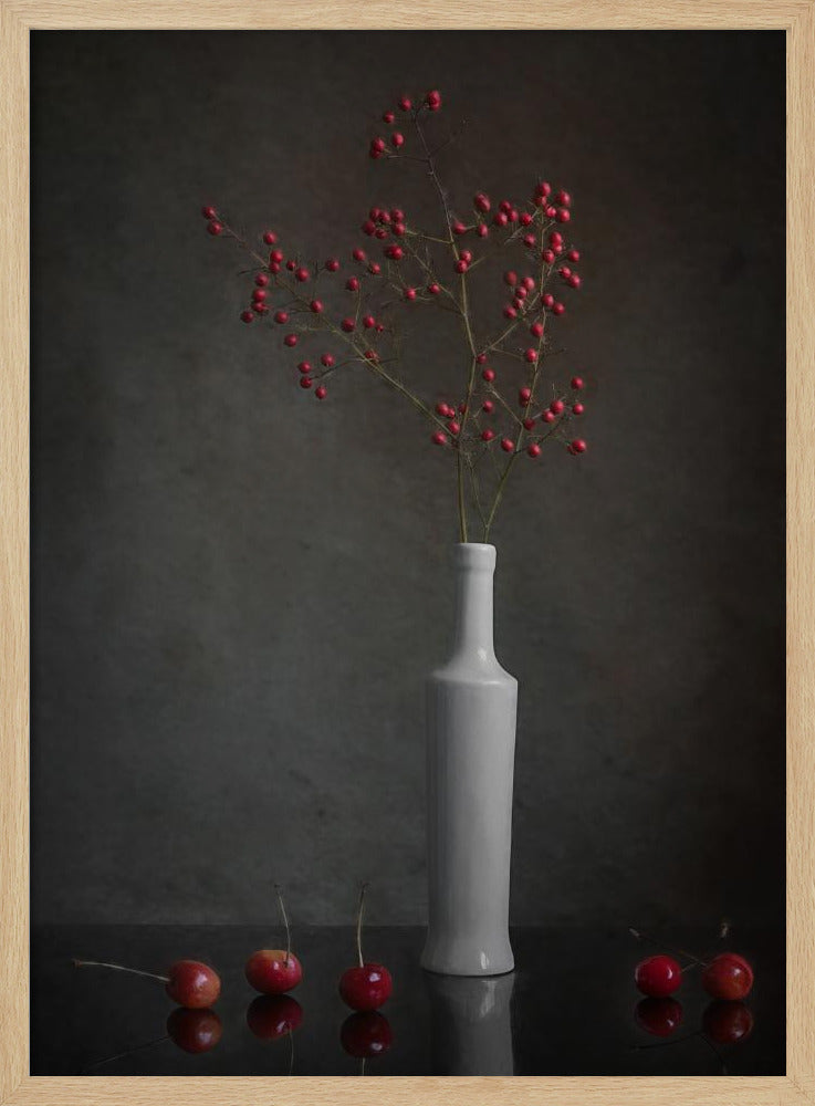 Regenachtigere kersen | Poster