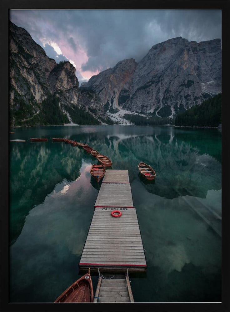 Braies-reflecties | Poster