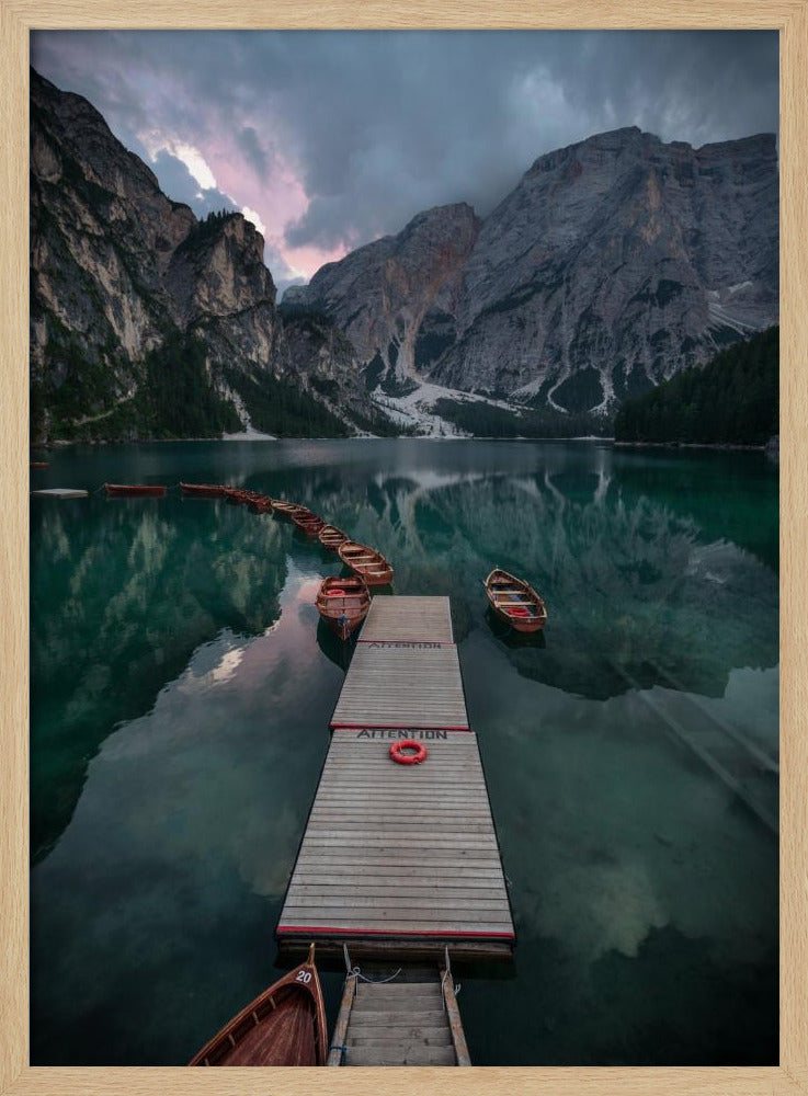 Braies-reflecties | Poster
