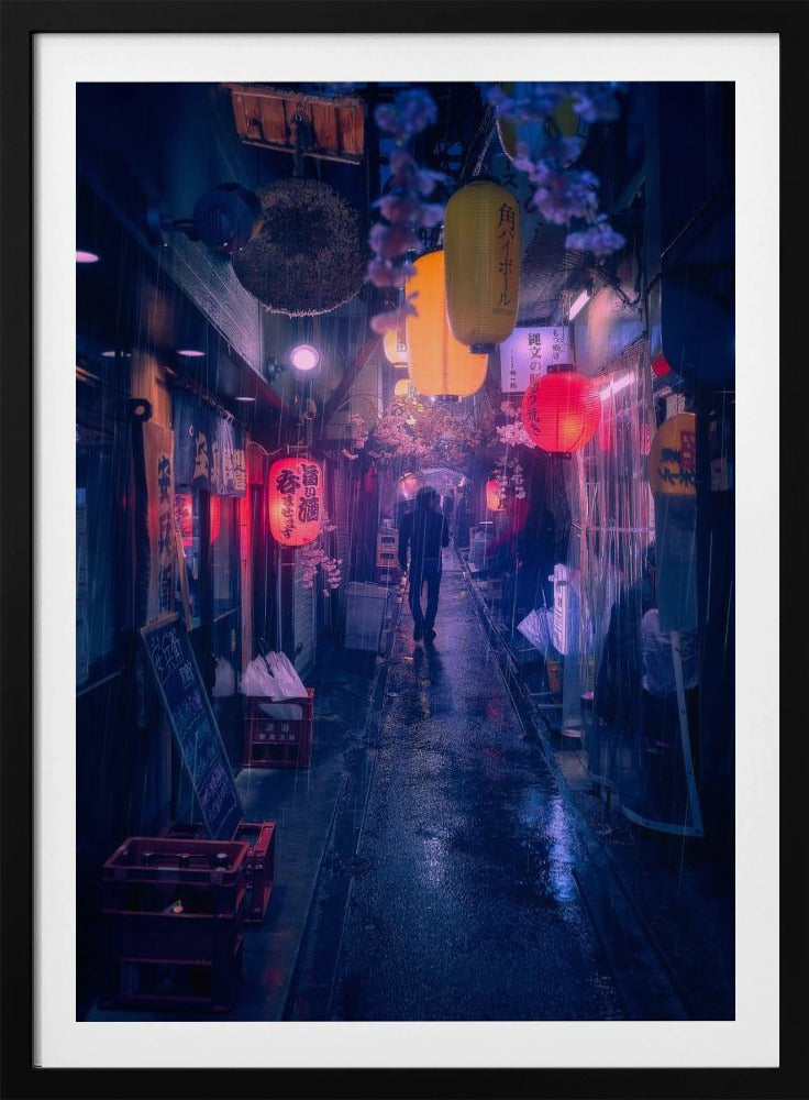 Tokio Blauwe Regen | Poster