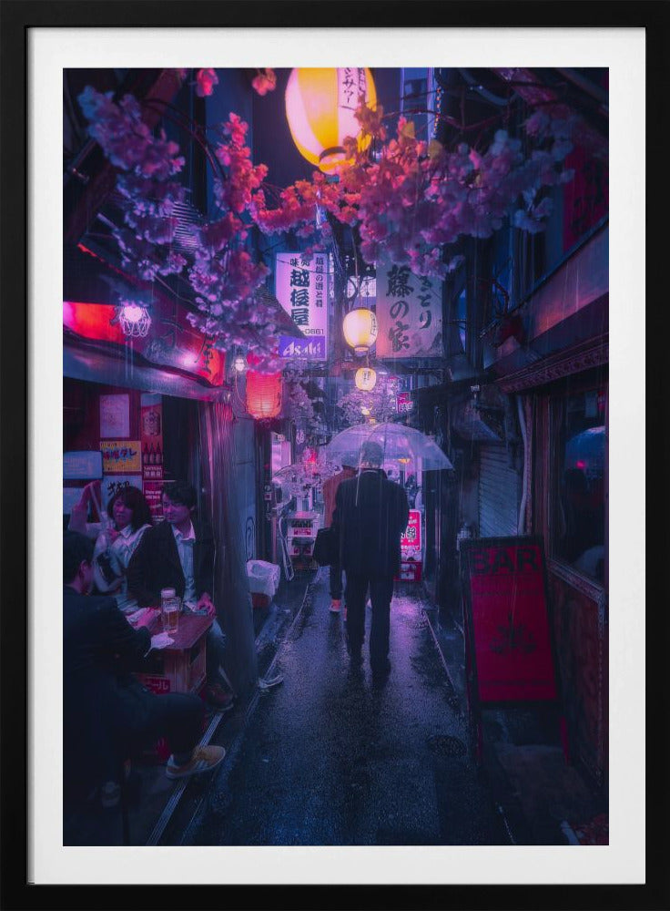 Tokio Blauwe Regen | Poster