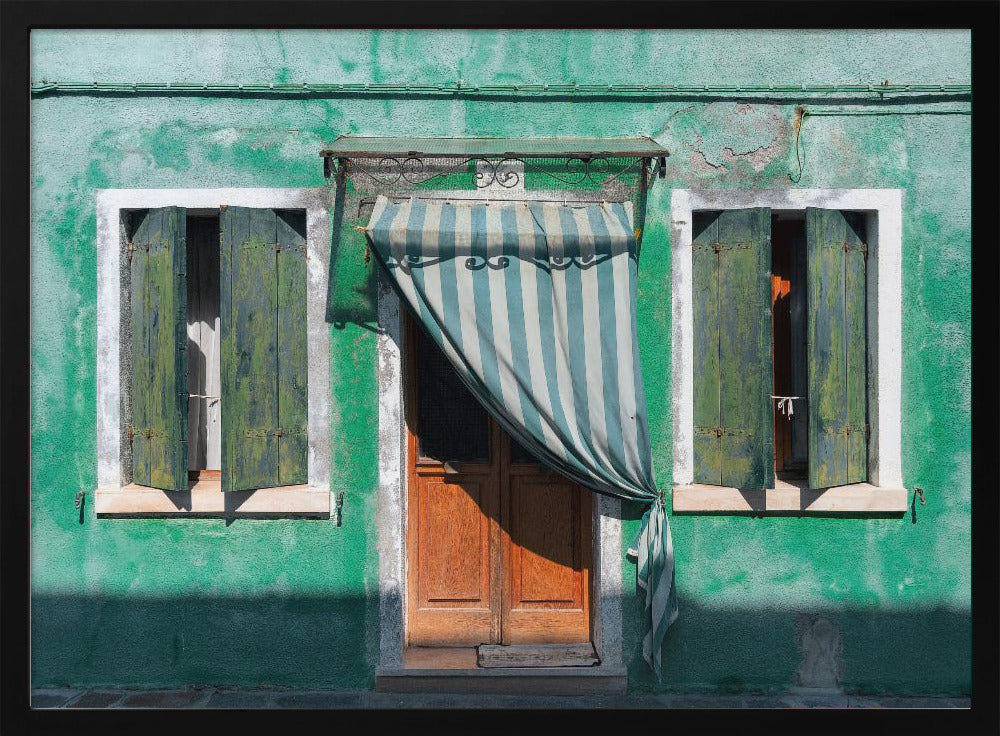 Symmetrieën op Burano | Poster