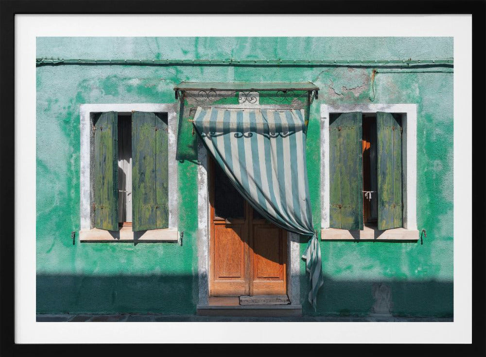 Symmetrieën op Burano | Poster
