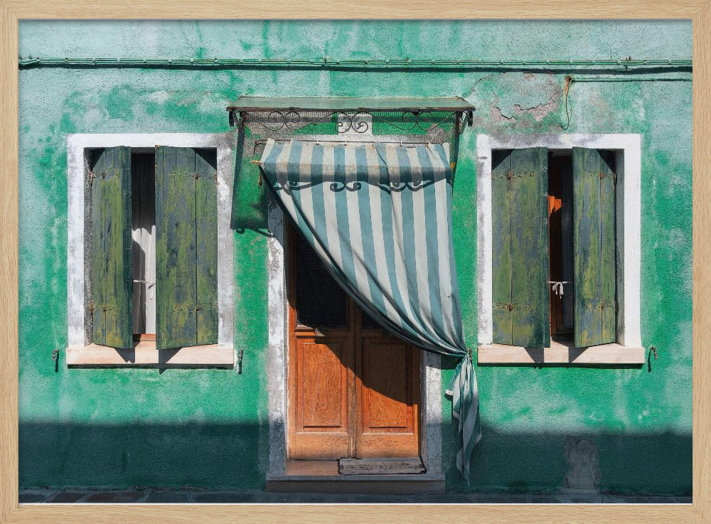 Symmetrieën op Burano | Poster