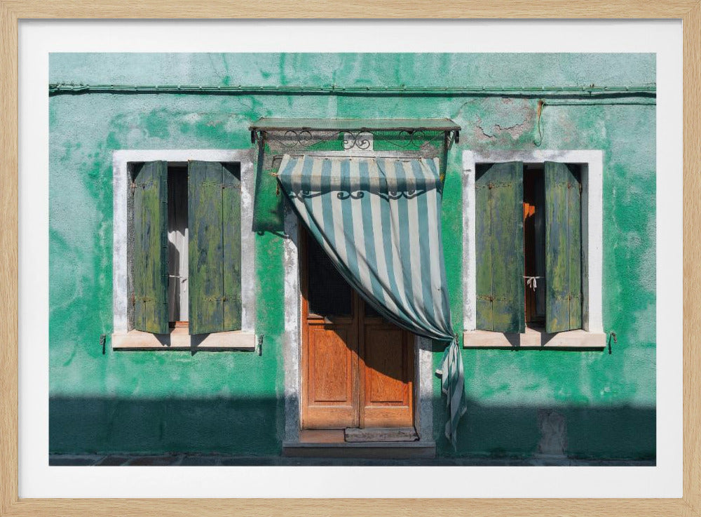 Symmetrieën op Burano | Poster
