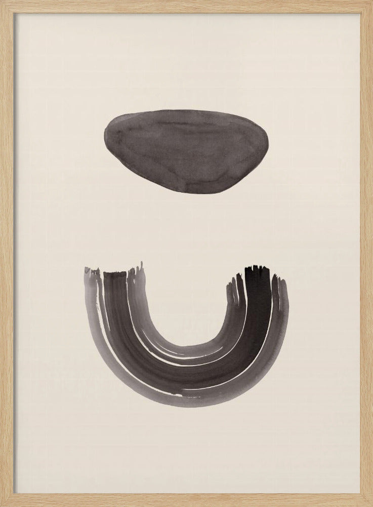 Boog en steen | Poster