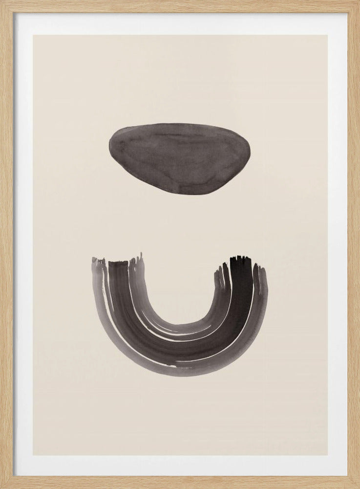 Boog en steen | Poster