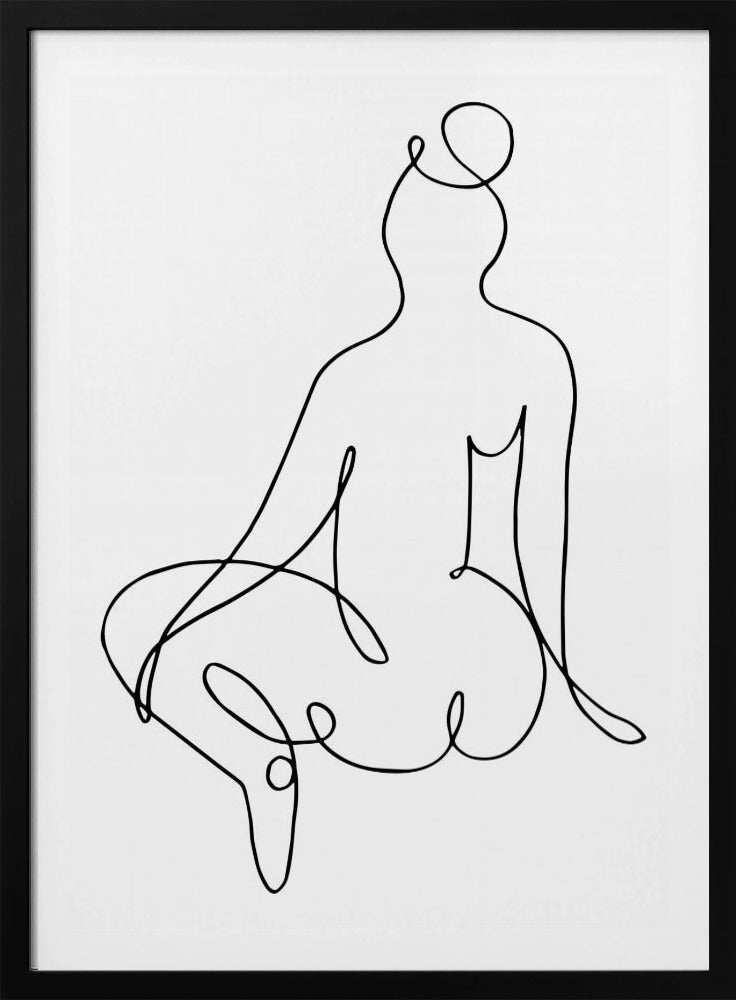Naakte rug | Poster
