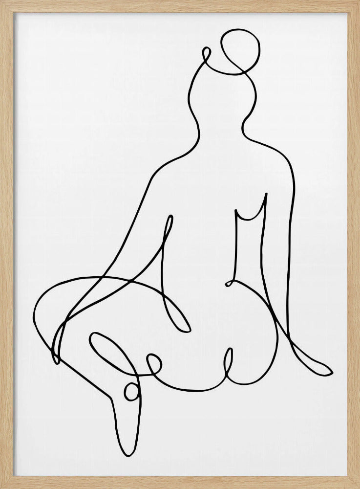 Naakte rug | Poster