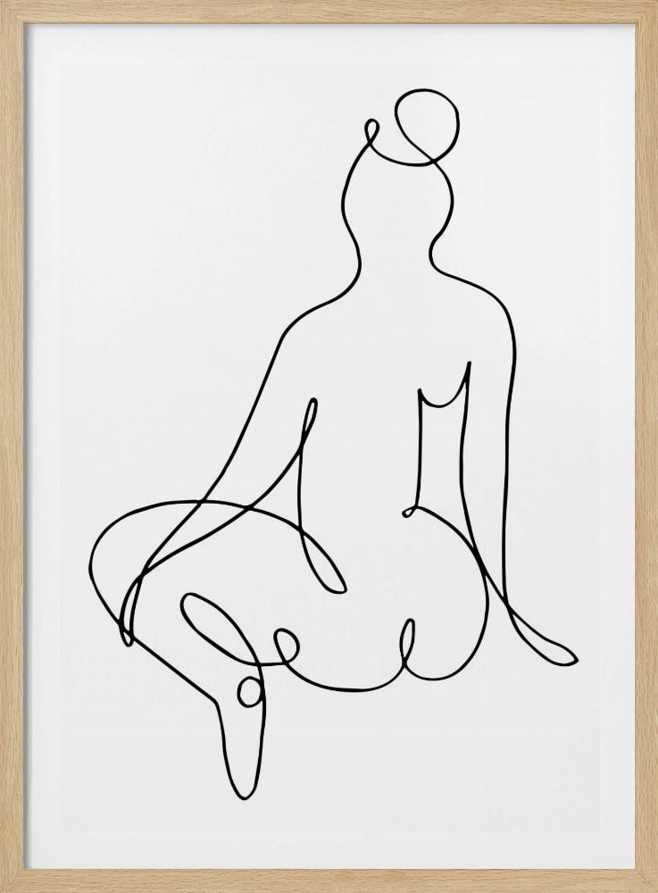 Naakte rug | Poster