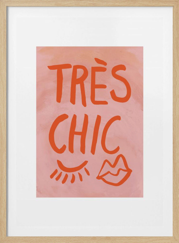 Très Chic Roze Frame | Poster