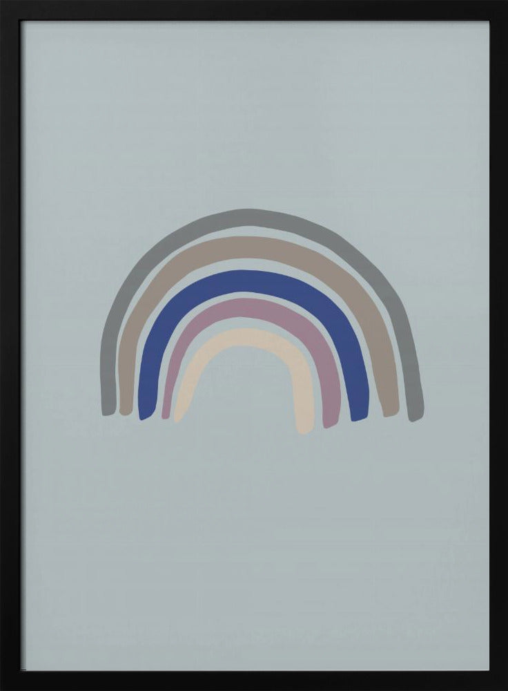 Regenboogblauw | Poster