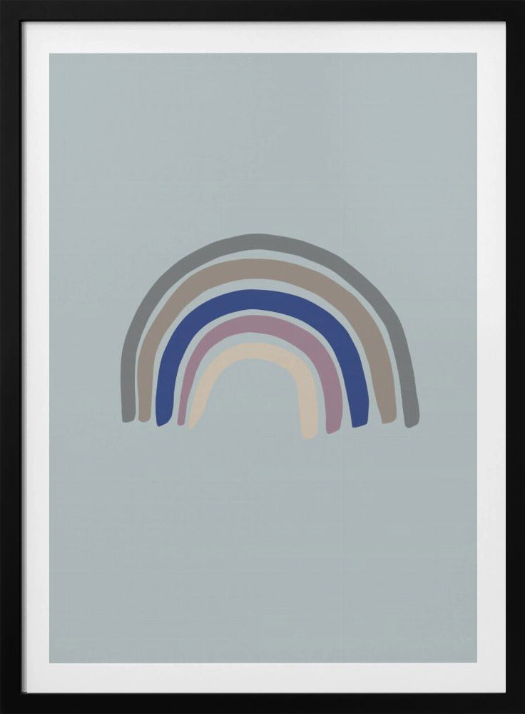 Regenboogblauw | Poster