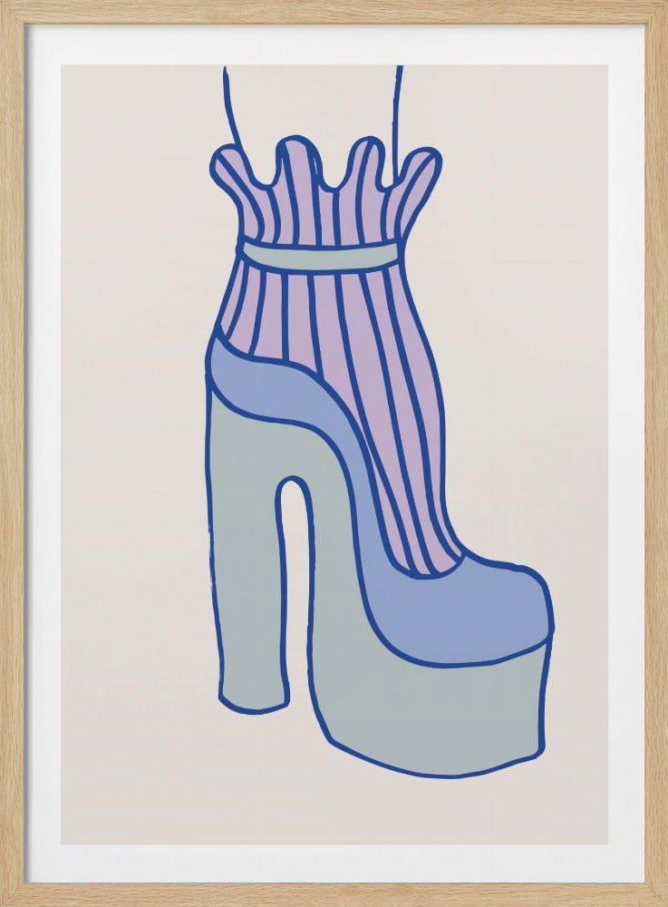 Blauwe Hak | Poster