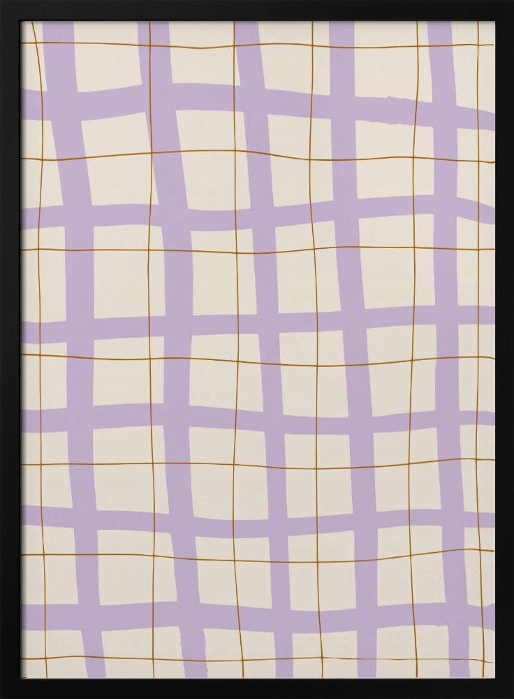 Lila raster | Poster
