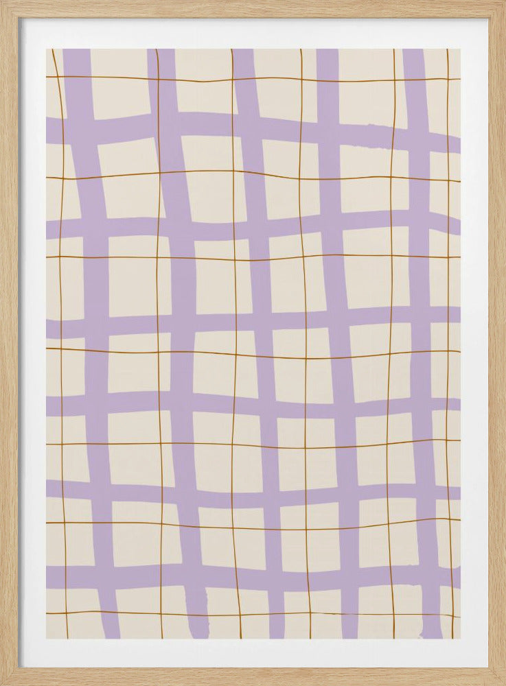 Lila raster | Poster