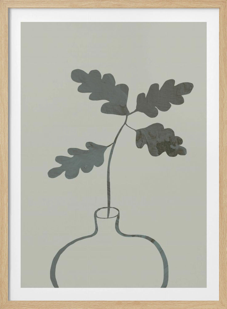 Groene Eikenplant | Poster