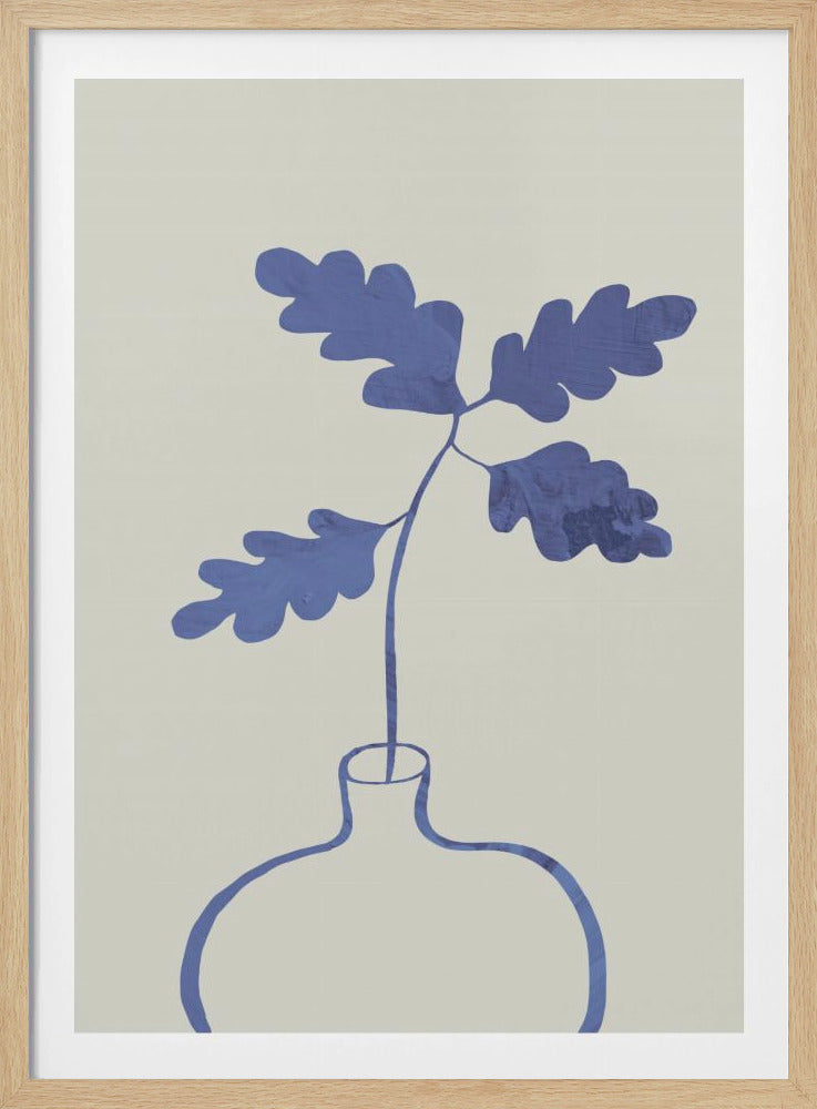 Blauwe eik | Poster