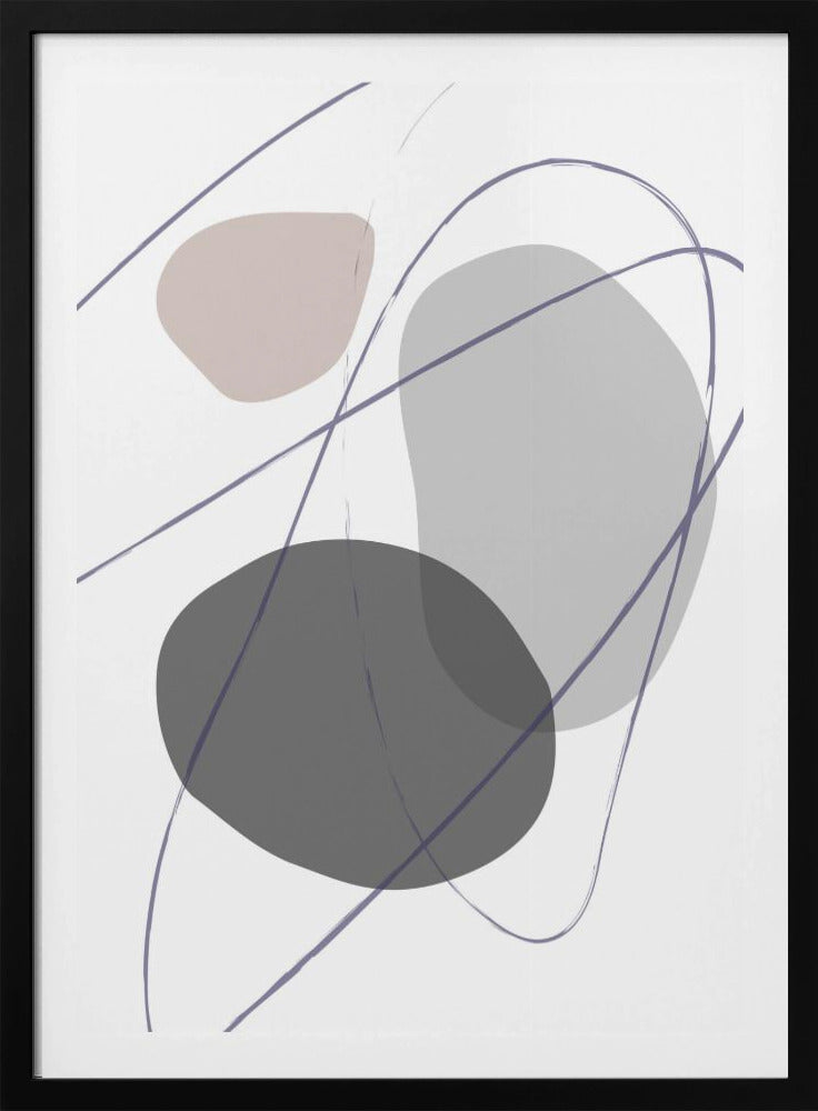New Shapes Beige nr. 2 | Poster