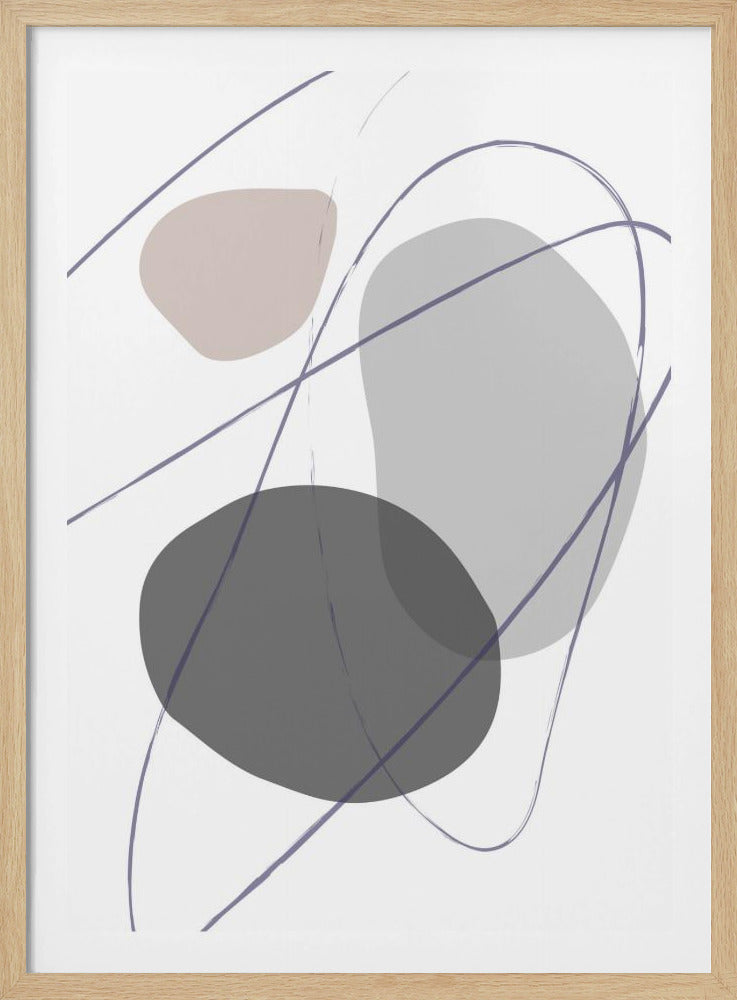 New Shapes Beige nr. 2 | Poster