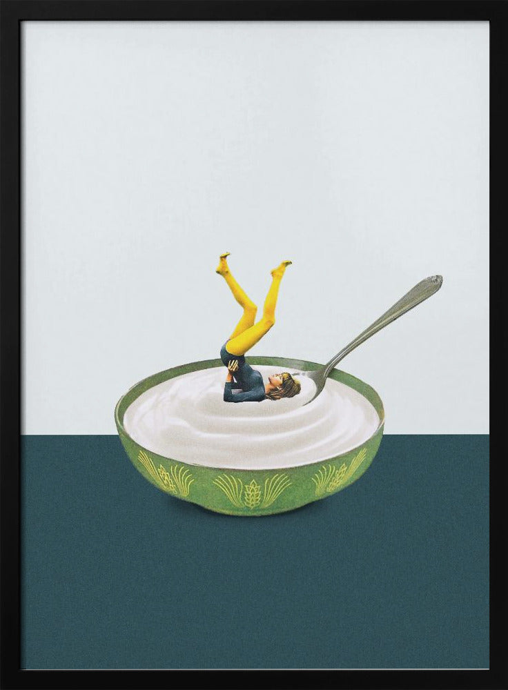 Yoga in mijn yoghurt | Poster