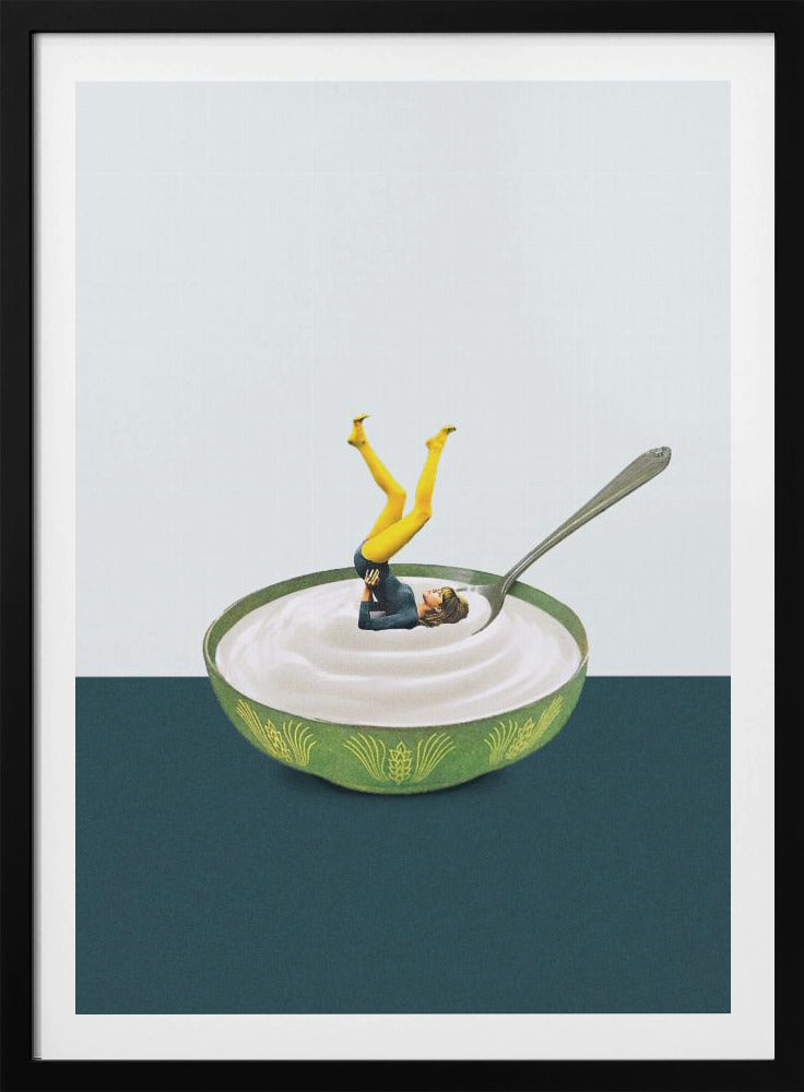 Yoga in mijn yoghurt | Poster