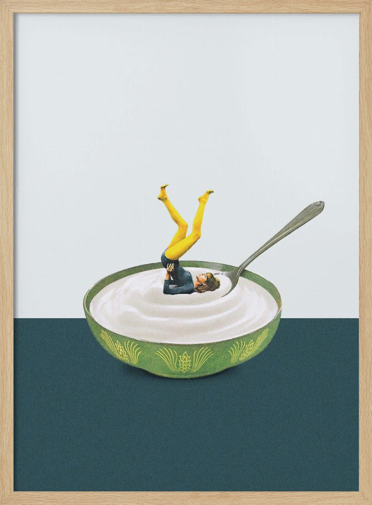 Yoga in mijn yoghurt | Poster