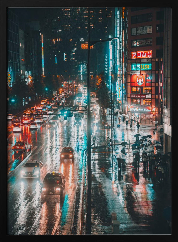 Op straat | Poster