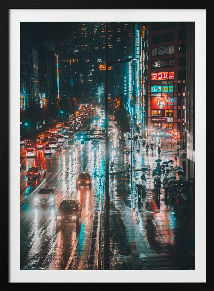 Op straat | Poster