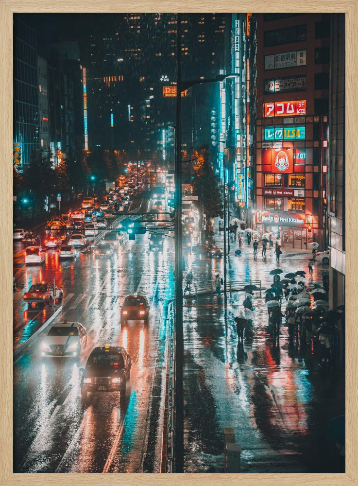 Op straat | Poster