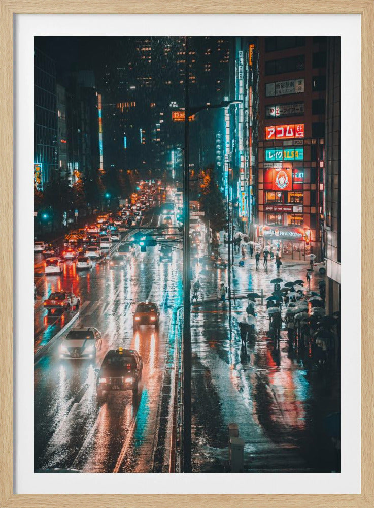 Op straat | Poster