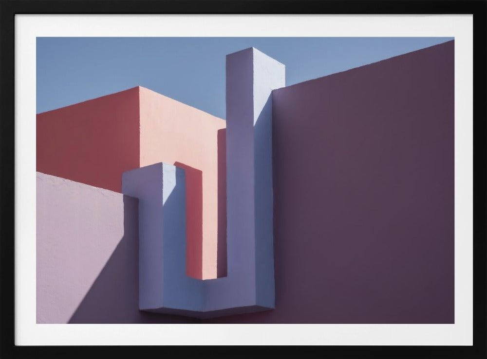Muurschildering Rood #4 | Poster