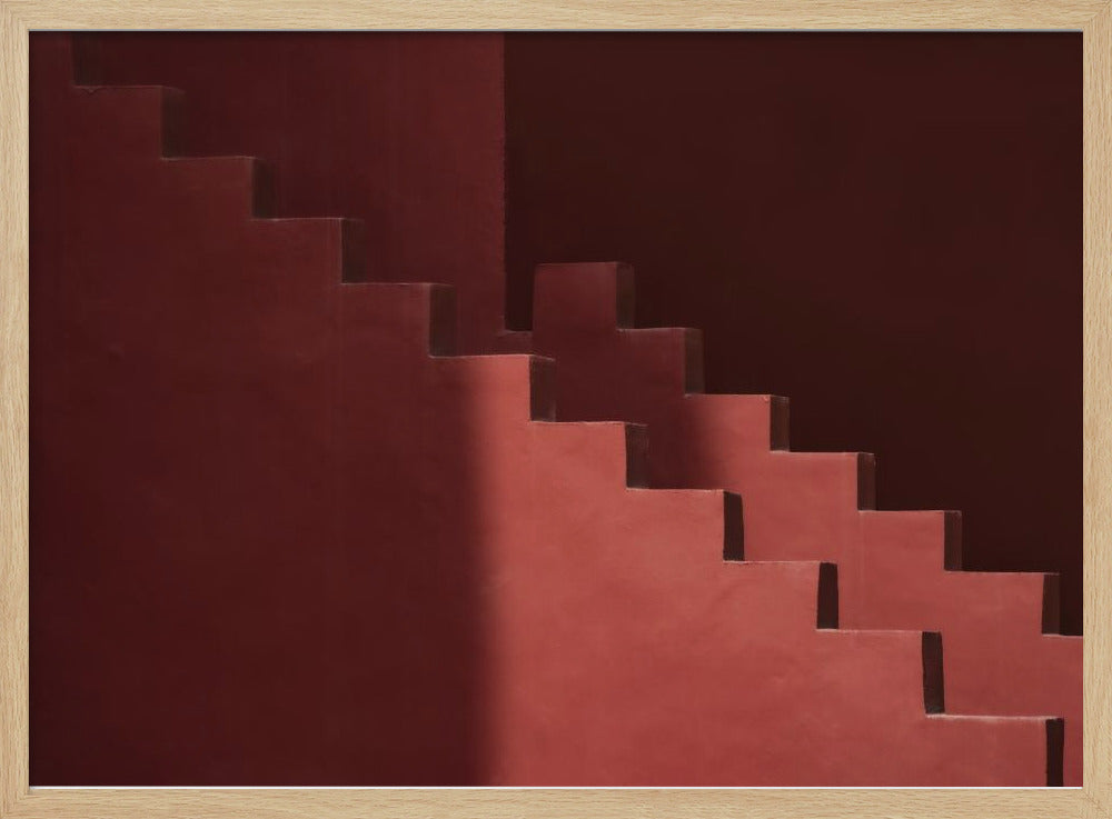 Muurschildering Rood #12 | Poster
