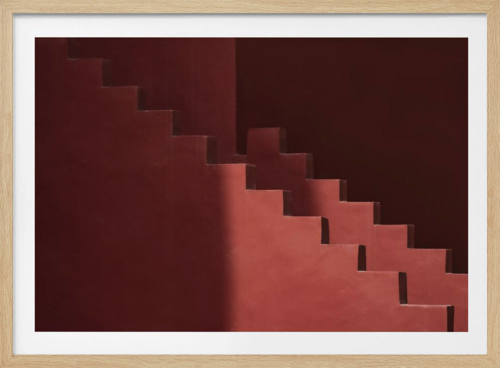 Muurschildering Rood #12 | Poster