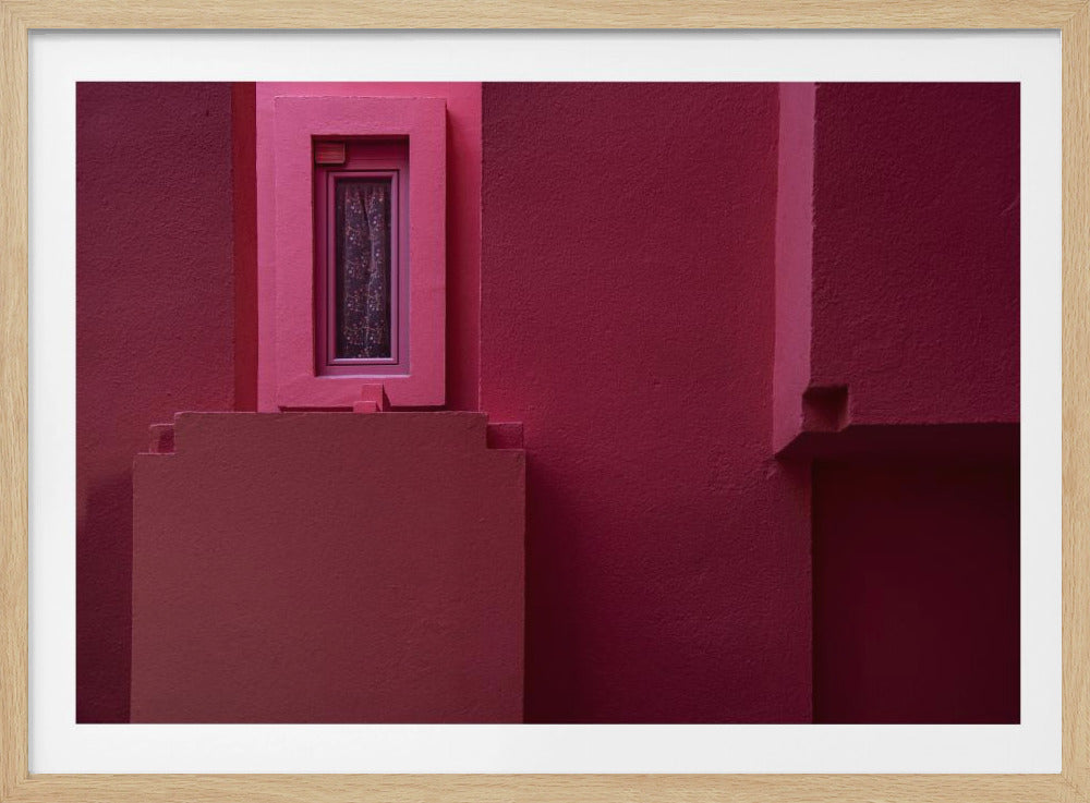 Muurschildering Rood #13 | Poster