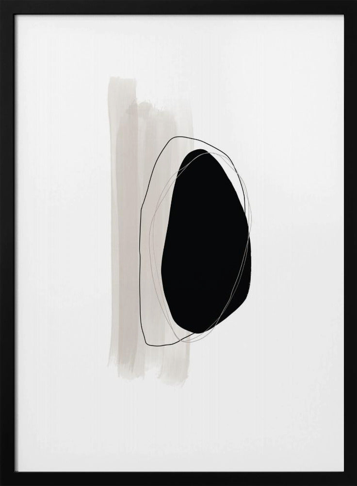Monochrome stilte | Poster