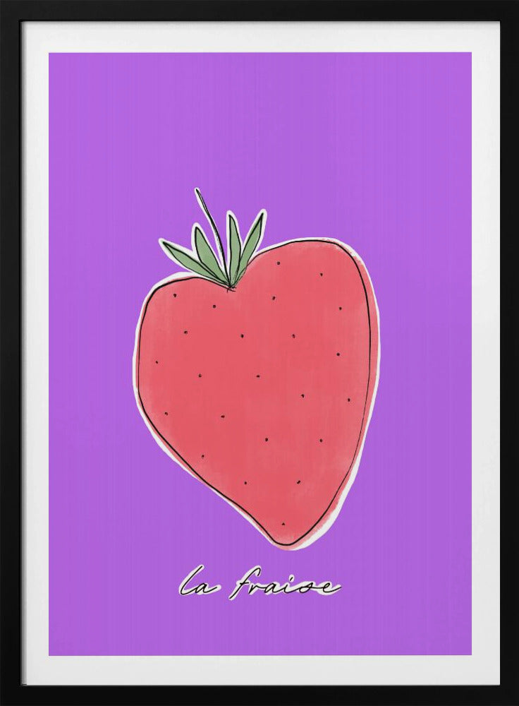 Stylized Strawberry Delight | Poster
