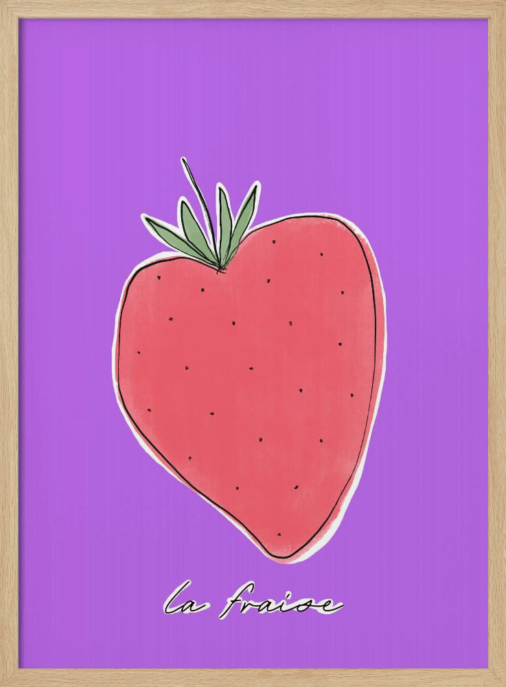 Stylized Strawberry Delight | Poster