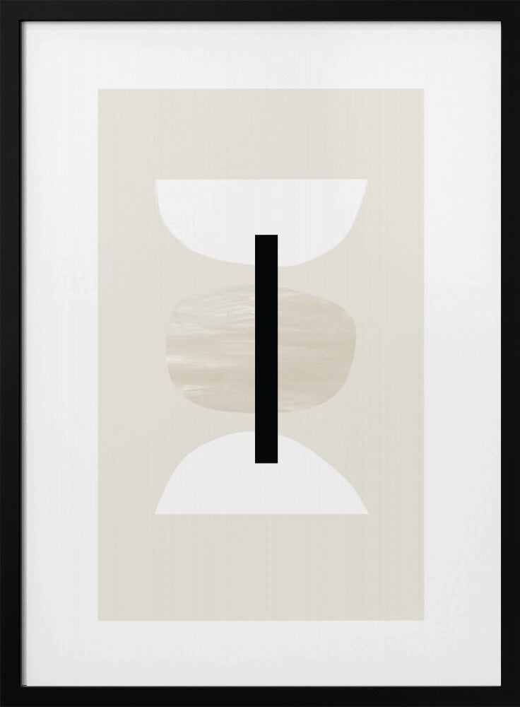 Geometric Shapes with Neutral Tones | Poster