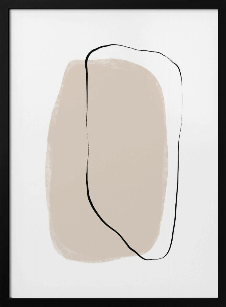 Zachte contouren | Poster