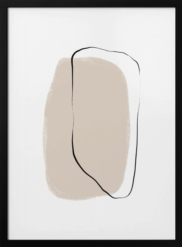Zachte contouren | Poster